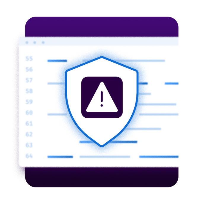 A shield showing code quality & security elements in ai coding tools via SAST, SCA, Secrets Detection and other developer tools.