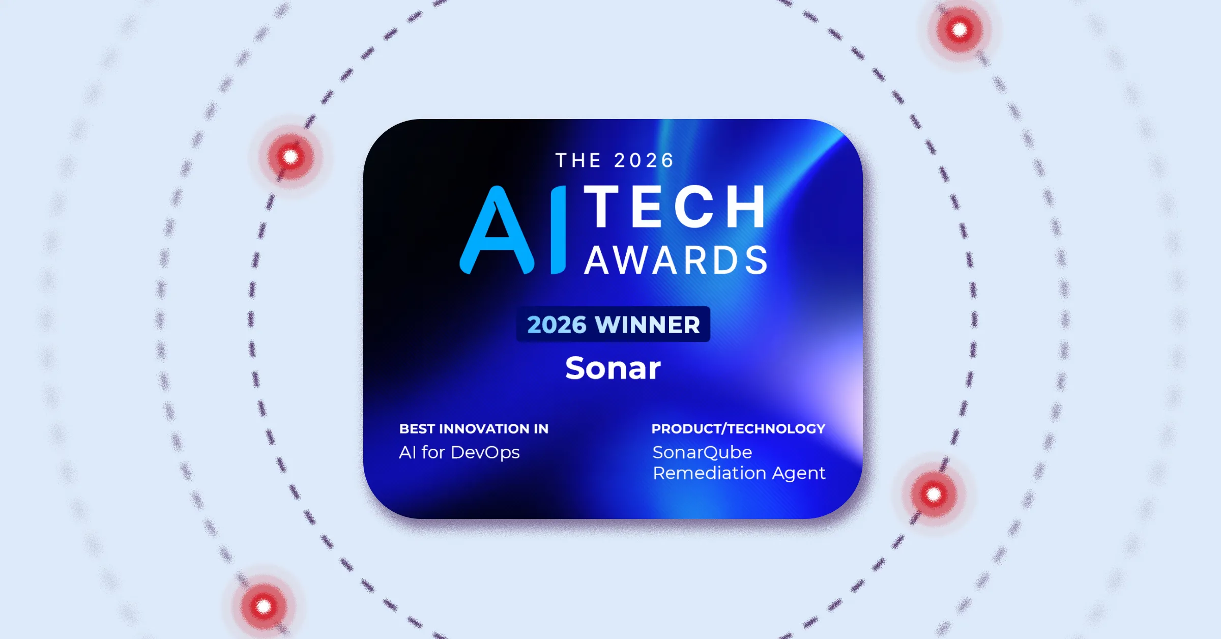 SonarQube Remediation Agent Wins Best Innovation in AI for DevOps