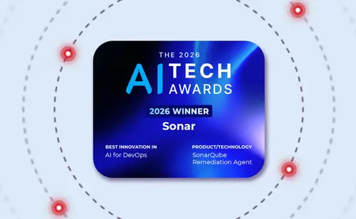 Image for SonarQube Remediation Agent Wins Best Innovation in AI for DevOps