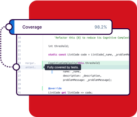 code has 98.2% coverage