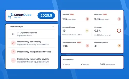 Image for SonarQube Server 2025.5: accelerate time to market, fortify supply-chains, develop more efficiently