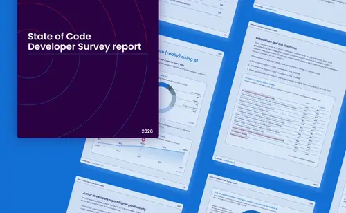 Image for State of Code Developer Survey report: The current reality of AI coding