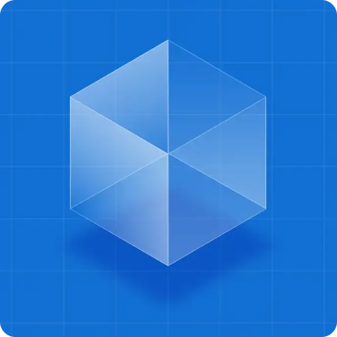 an image depicting a white box testing by showing a transparent cube to symbolize the transparency of the testing process