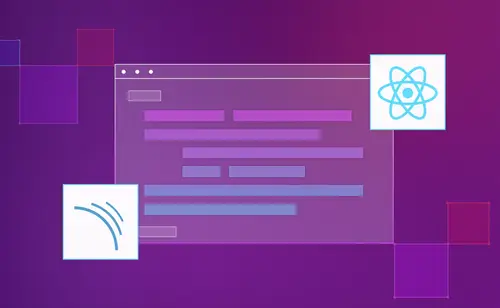 The SonarQube and React logos