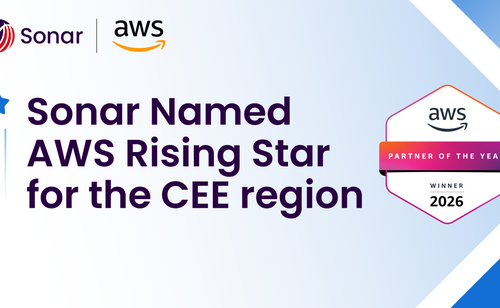 Image for Sonar Awarded a 2026 Regional AWS Partner Award