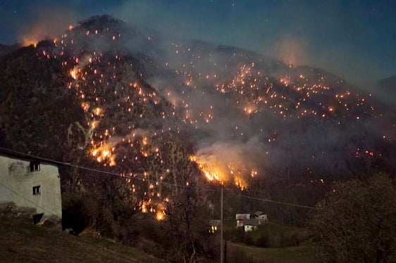 Prato allo Stelvio, 2025 (Foto: USP/Unione Provinciale dei Corpi dei Vigili del Fuoco Volontari)
