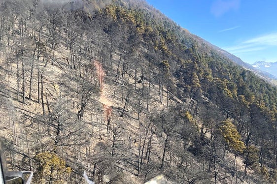 Monte Sole, Val Venosta, 2025 (Foto: USP/Unione Provinciale dei Corpi dei Vigili del Fuoco Volontari)