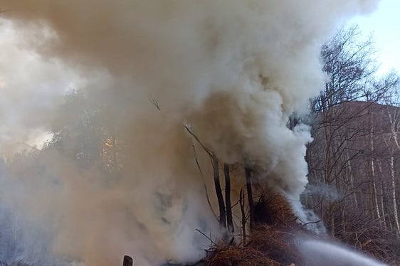 Montechiaro, Comune di Prato allo Stelvio, 2022 (Foto: USP/Unione Provinciale dei Corpi dei Vigili del Fuoco Volontari)