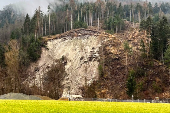 Scivolamento a Mittermühl, Comune di Funes, 2023