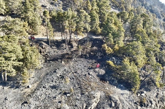 Monte Sole, Laces, 2025 (Foto: USP/Unione Provinciale dei Corpi dei Vigili del Fuoco Volontari)