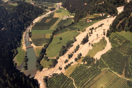Colata detritica, rio Masul (Passirio), Scena/Rifiano/San Leonardo in Passiria - 1988