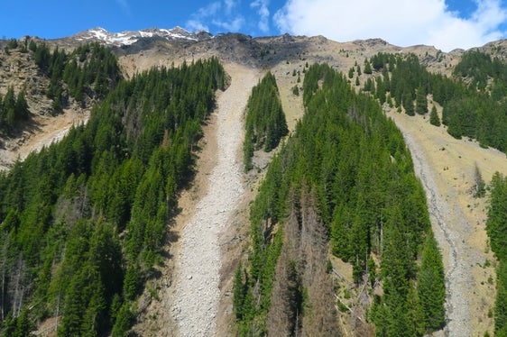 Frana in Val Ridanna, Comune di Racines, 2024