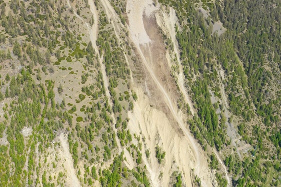 Rutschung bei Gongl&Stiefl, Gemeinde Schnals, 2025