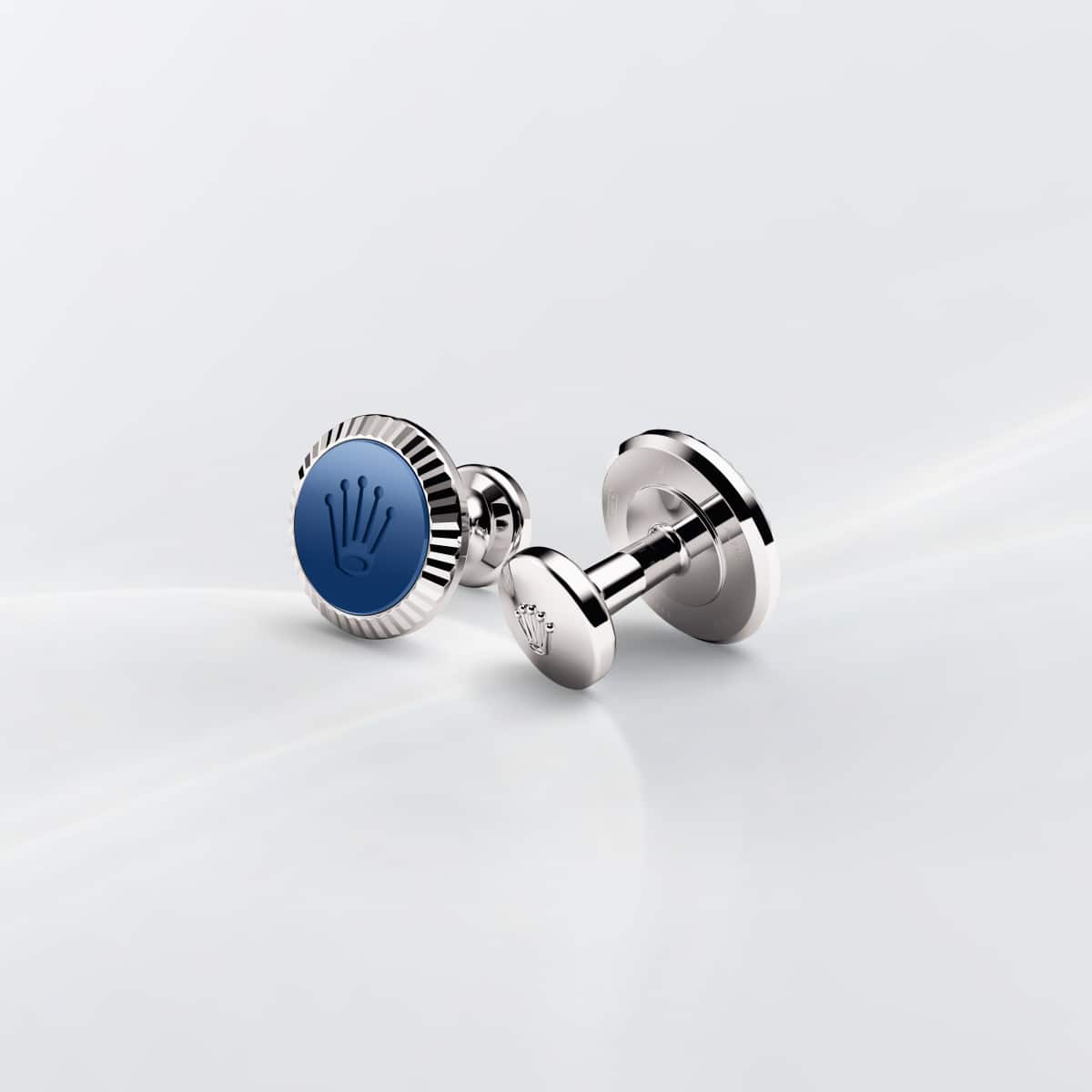 Rolex 'Fluted' cufflinks in DEPRECATED with a DEPRECATED dial and DEPRECATED bezel