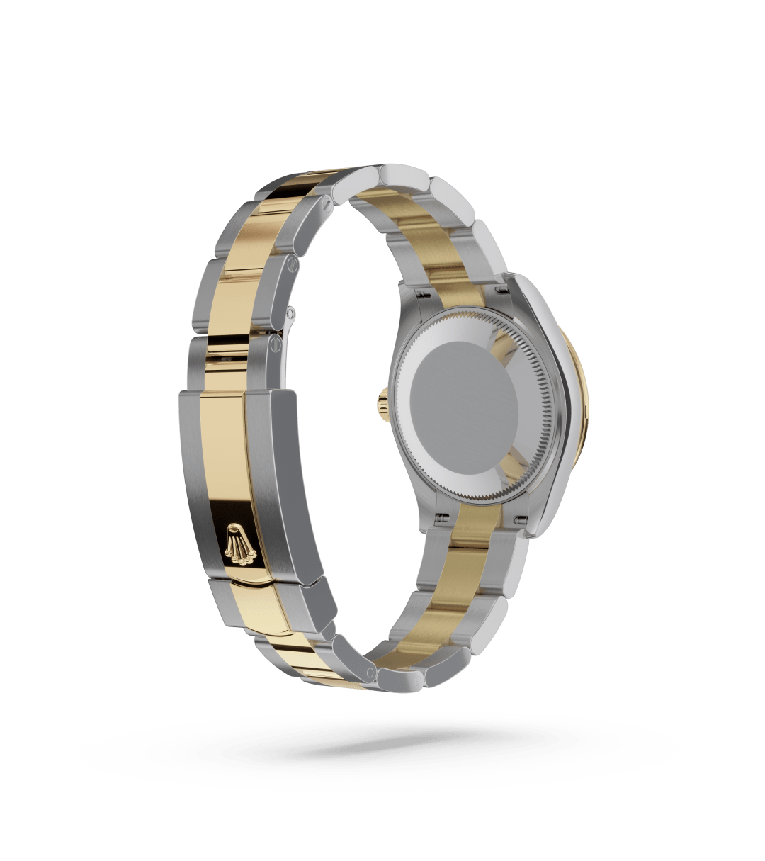 Rolex Datejust 31 in Oyster, 31 mm, Oystersteel, yellow gold and diamonds with a Champagne-colour set with diamonds dial, Set with diamonds bezel, and Oyster, three-piece solid links bracelet