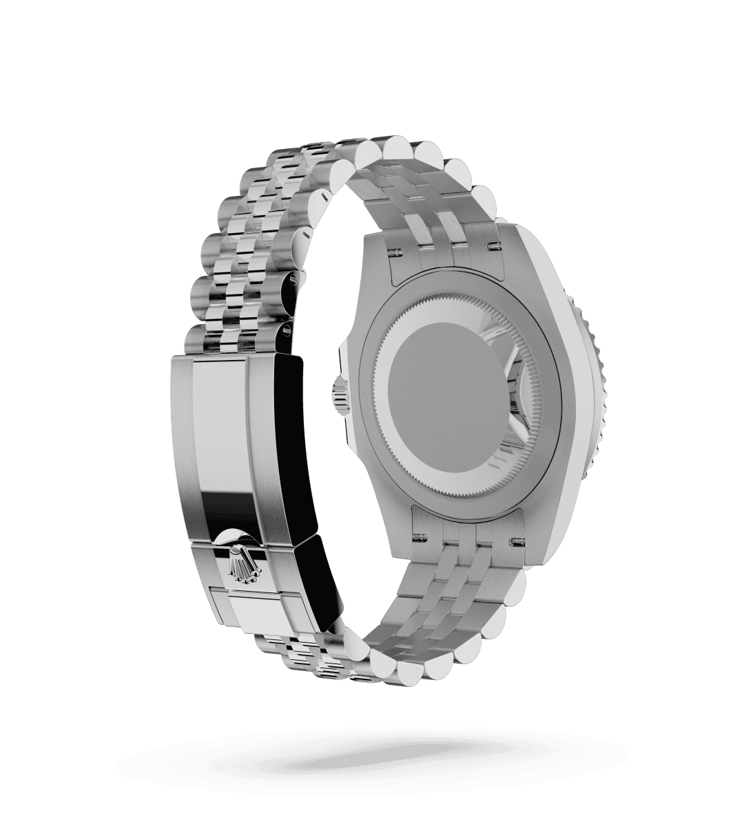 Rolex GMT-Master II in Oyster, 40 mm, Oystersteel with a Zwart dial, Bidirectioneel draaibare bezel met 24-uursaanduiding. Tweekleurige keramische Cerachrom-ring, grijs en zwart, gevormde cijfers en graadverdelingen bezel, and Jubilee, vijfdelige schakels bracelet