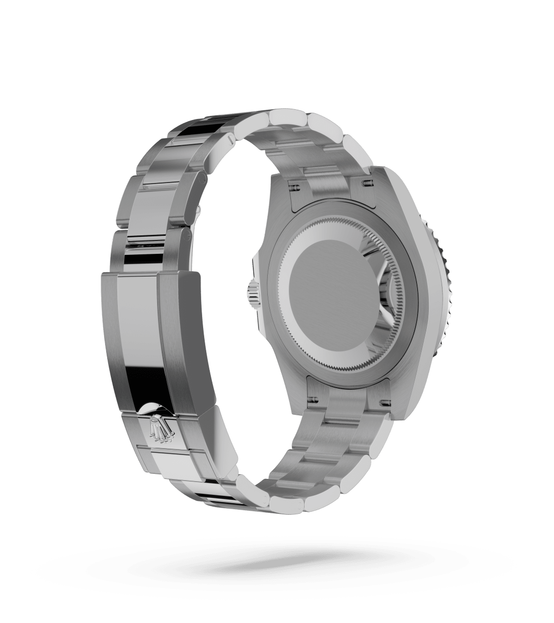 Rolex GMT-Master II in Oyster, 40 mm, Oystersteel with a Black dial, Bidirectional rotatable 24-hour graduated bezel. Two-colour blue and black Cerachrom insert in ceramic, moulded numerals and graduations bezel, and Oyster, three-piece solid links bracelet