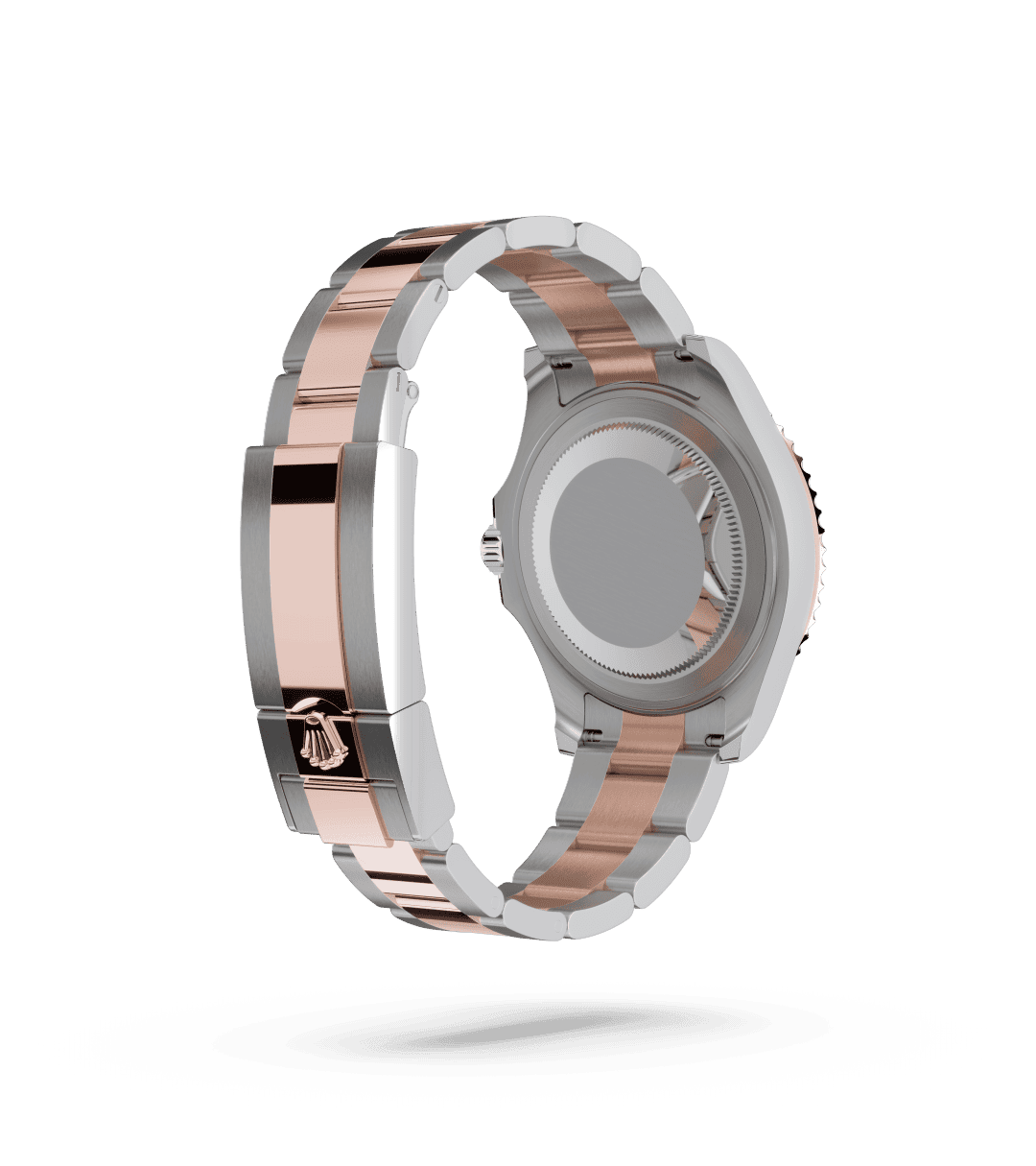 Rolex Yacht-Master 37 in Oyster, 37 mm, Oystersteel and Everose gold with a Chocolate dial, Everose gold bidirectional rotatable 60-minute graduated with raised numerals bezel, and Oyster, three-piece solid links bracelet