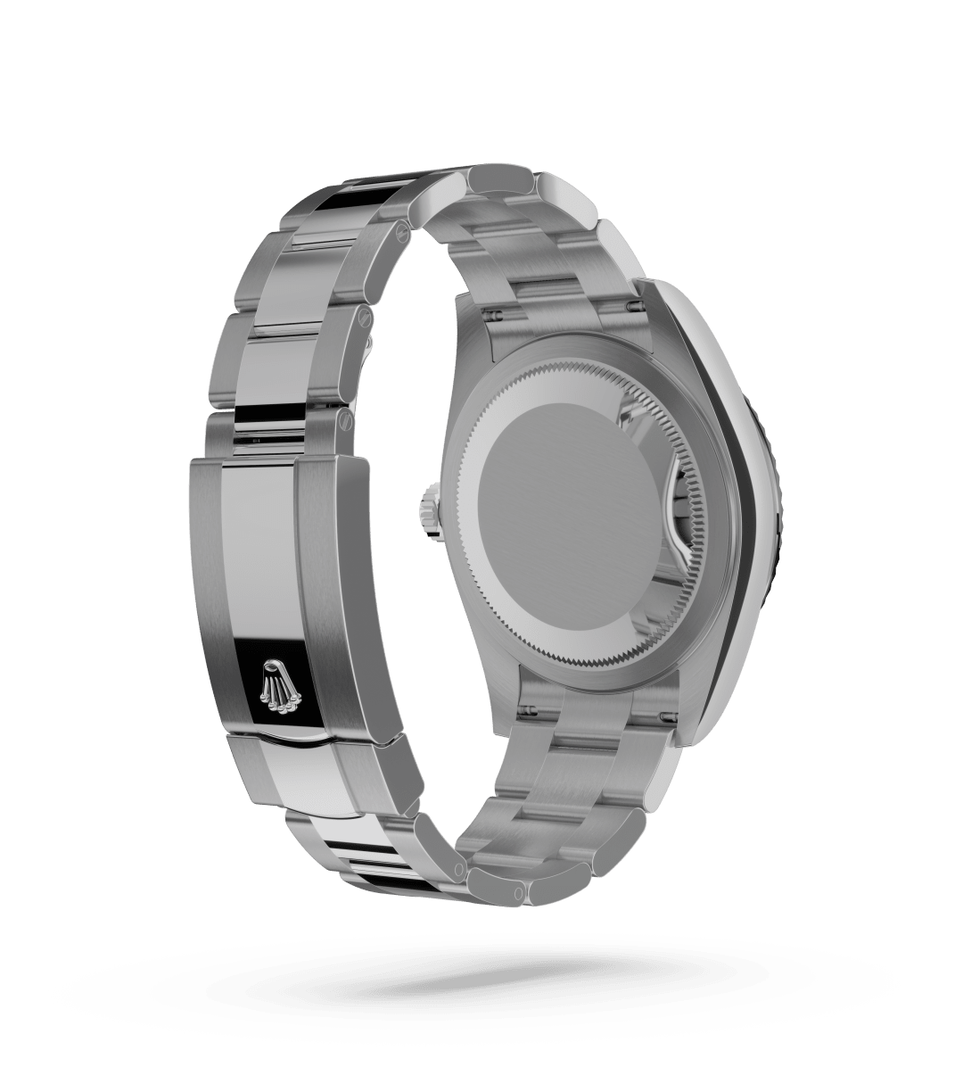 Rolex Sky-Dweller in Oyster, 42 mm, Oystersteel and white gold with a Mint green dial, Fluted, bidirectional rotatable Rolex Ring Command bezel, and Oyster, three-piece solid links bracelet