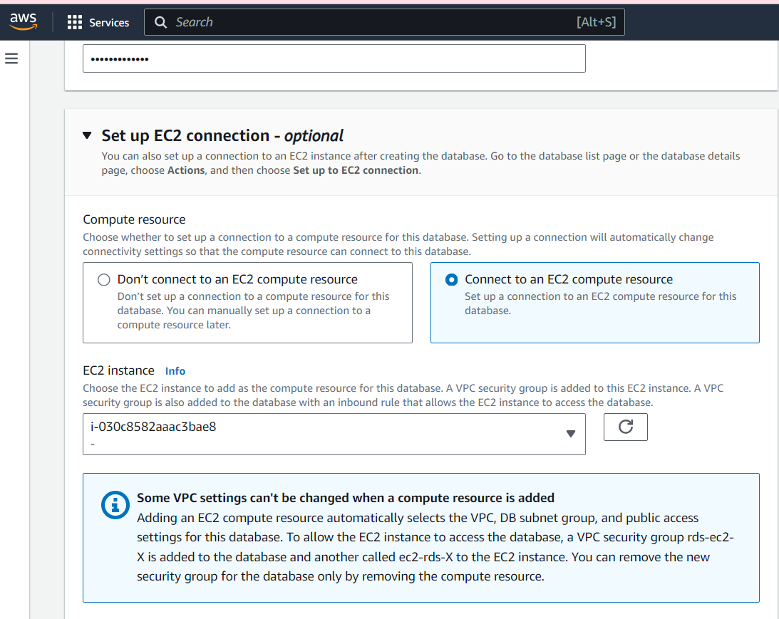 Set up an AWS EC2 connection