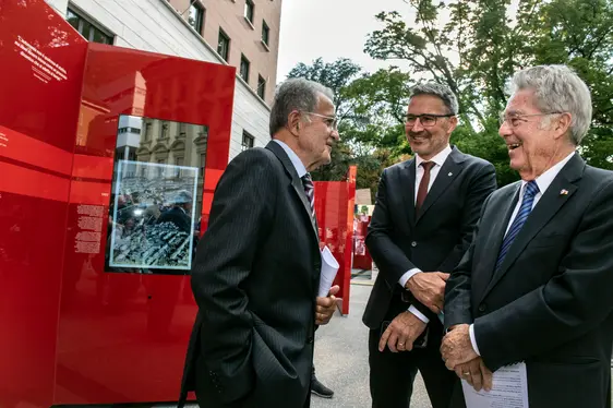 Romano Prodi, Arno Kompatscher e Heinz Fischer - 05/09/2021 Bolzano