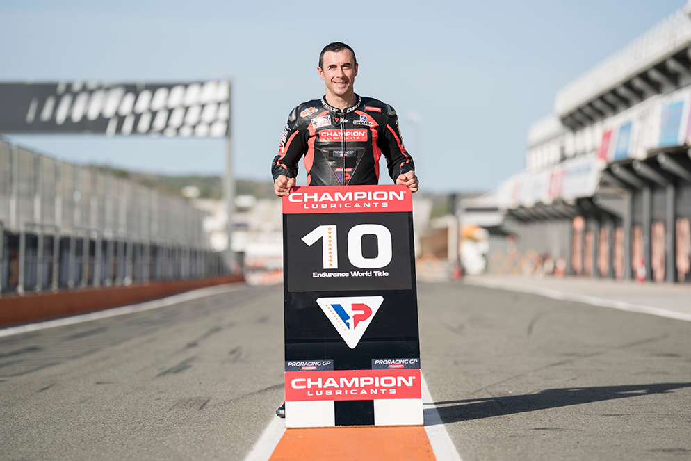 Vincent Philippe, Champion Lubricants ambassador, moto, motorcycle