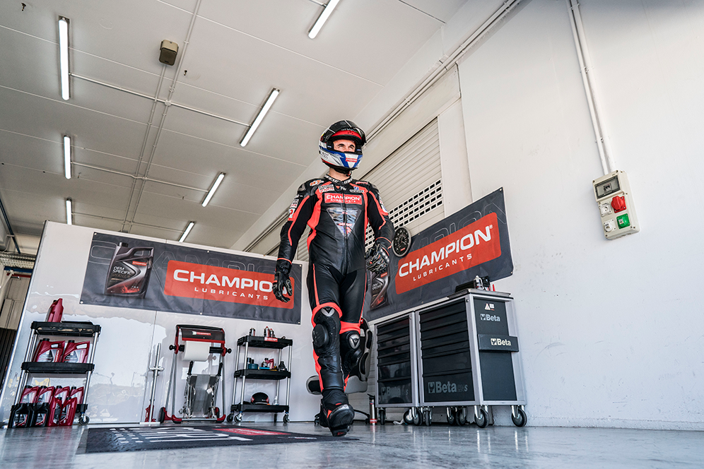 Champion Lubricants, ambassador, Vincent Philippe, moto, motorcycle