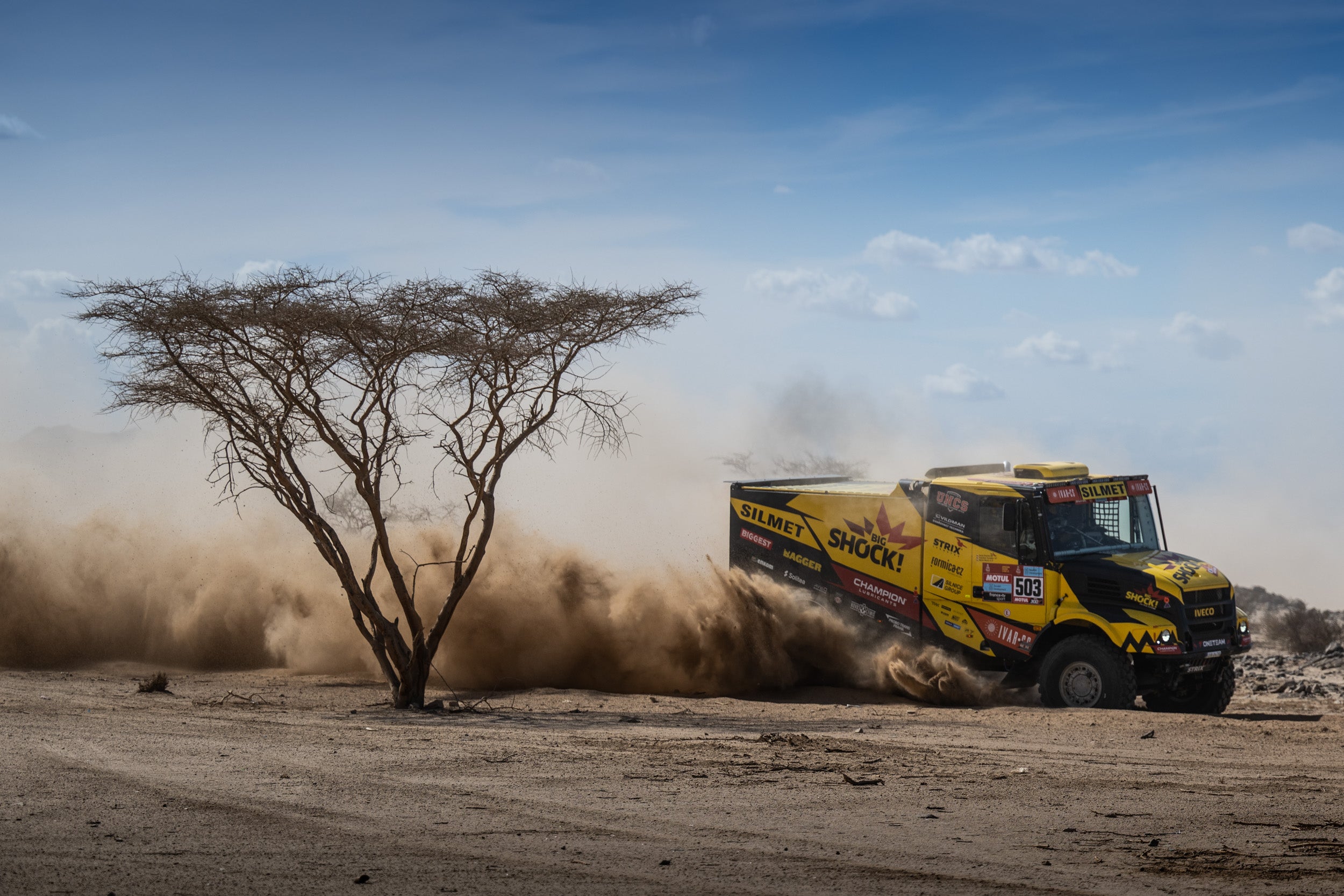 BSR, Big Shock Racing, Dakar 2022, Champion Lubricants partnerschap 1