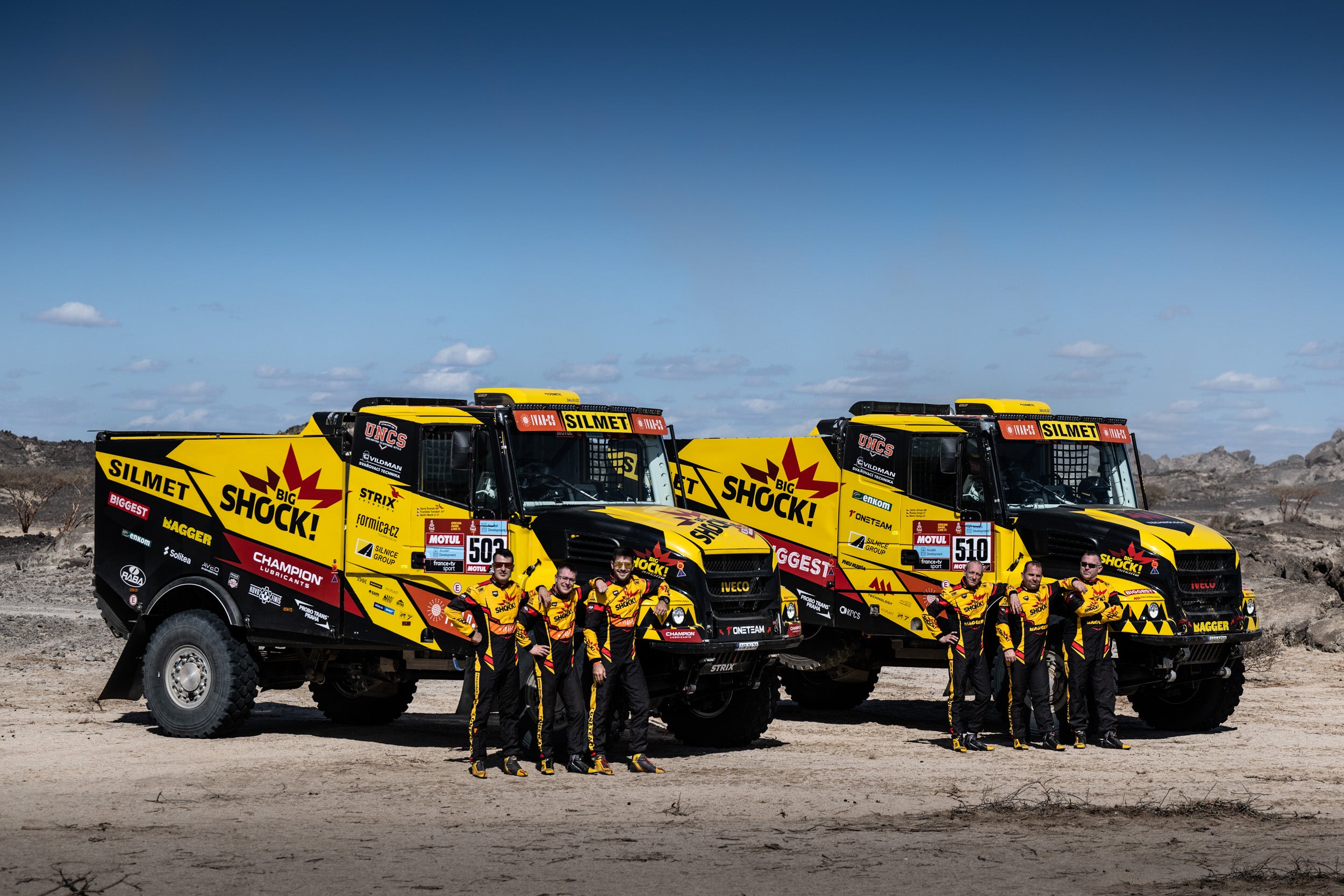 BSR, Big Shock Racing, Dakar 2022, Champion Lubricants partnerschap 1