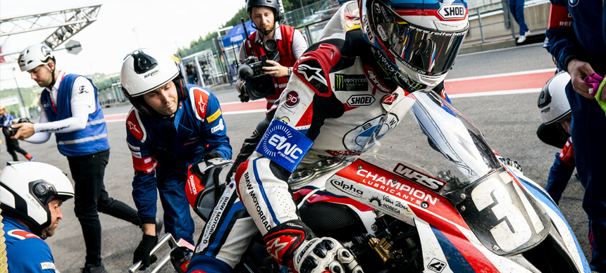 Mistrz with cooperating BMW Motorrad World Endurance Team achieves epic home victory w SPA
