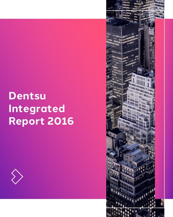 Dentsu Integrated Report 2016