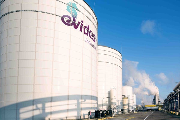 Waterreservoir van Evides Industriewater