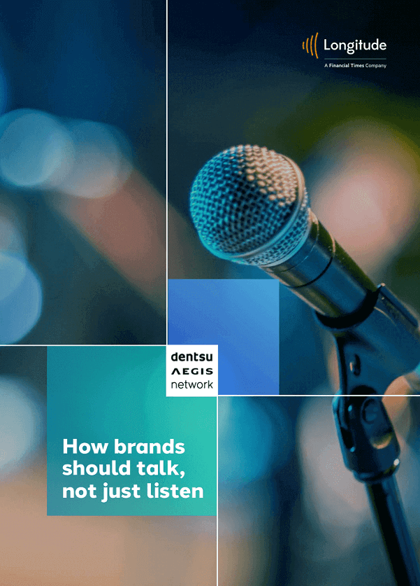 How brands should talk, not just listen