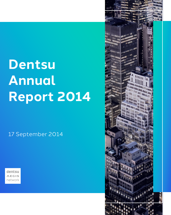 Dentsu Annual Report 2014