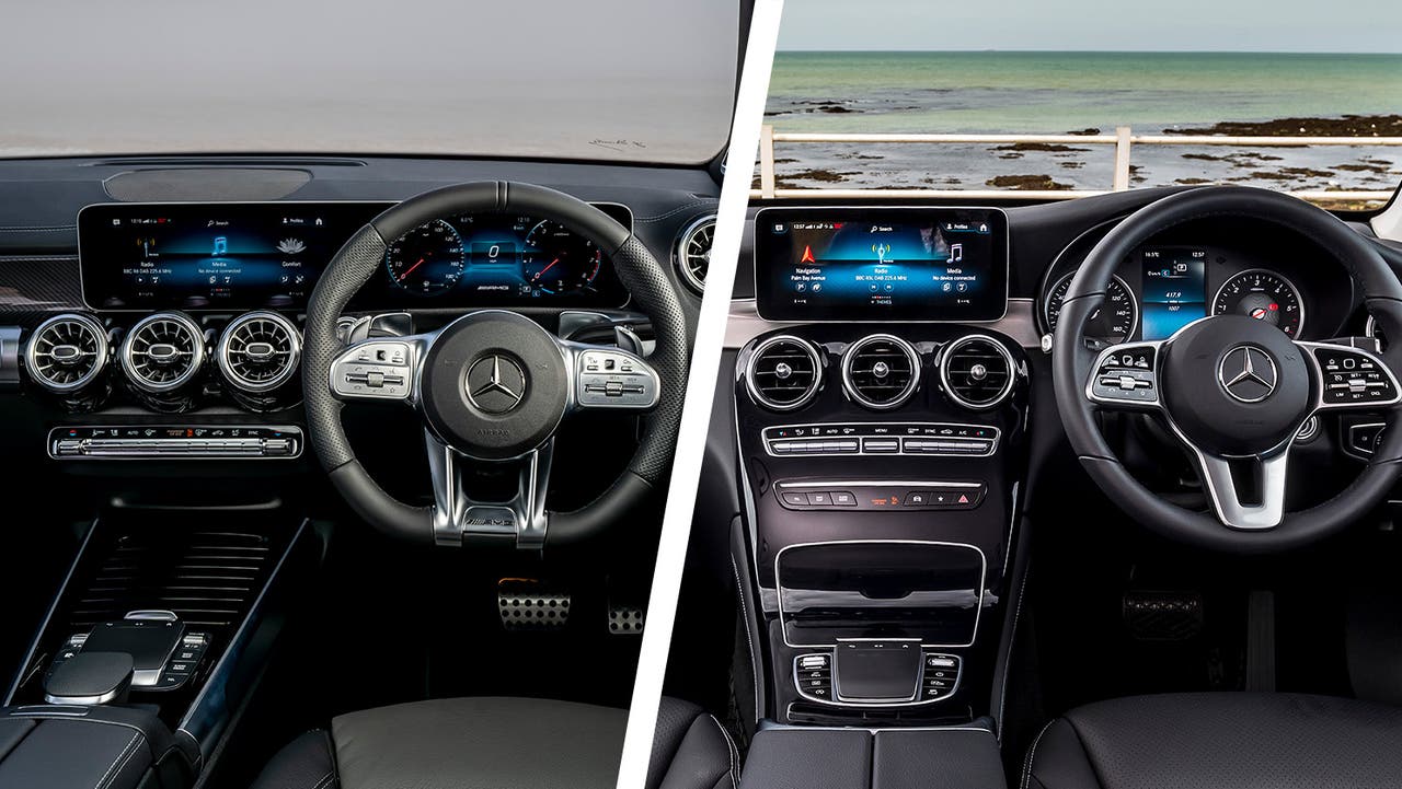 Mercedes GLB vs Mercedes GLC interior