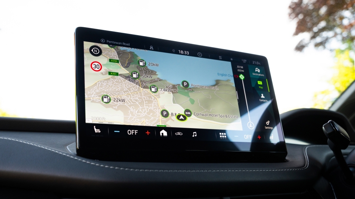 Skoda Enyaq touchscreen