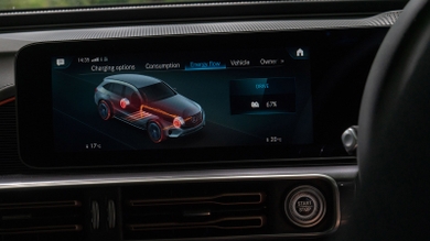 Mercedes EQC review infotainment system