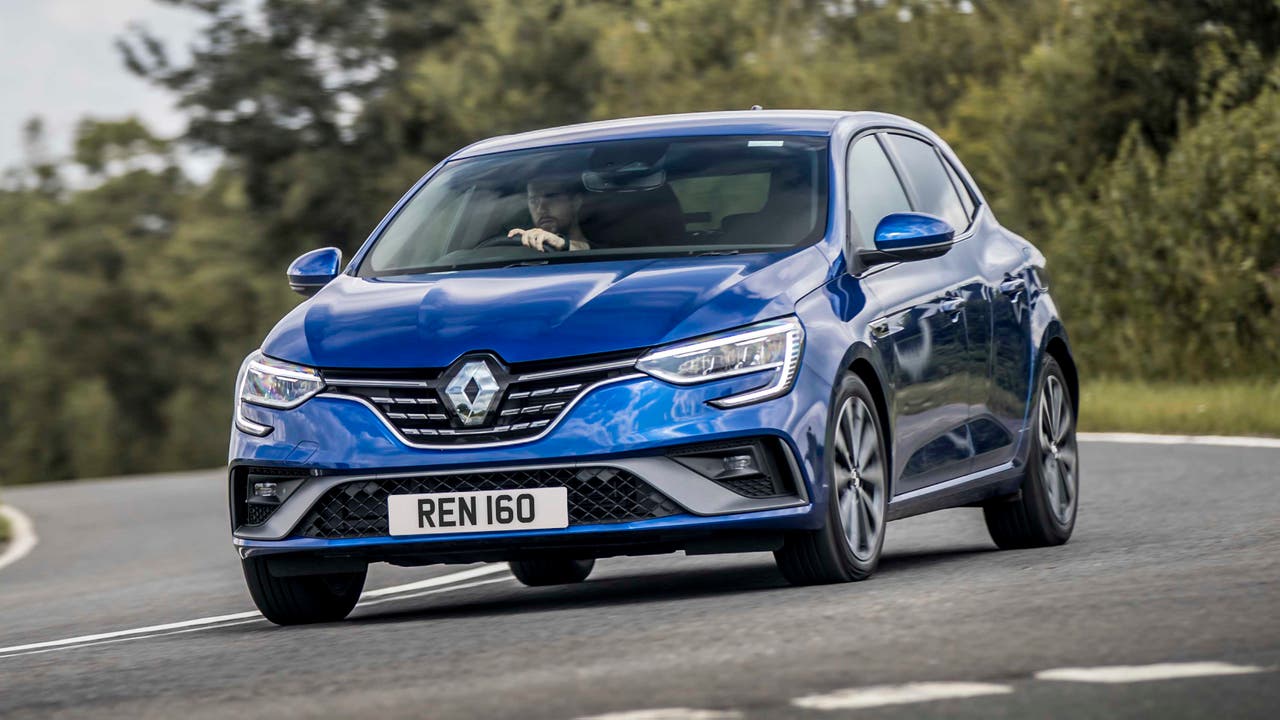 Renault Megane plug-in hybrid driving