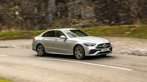 Mercedes C-Class review front three quarter