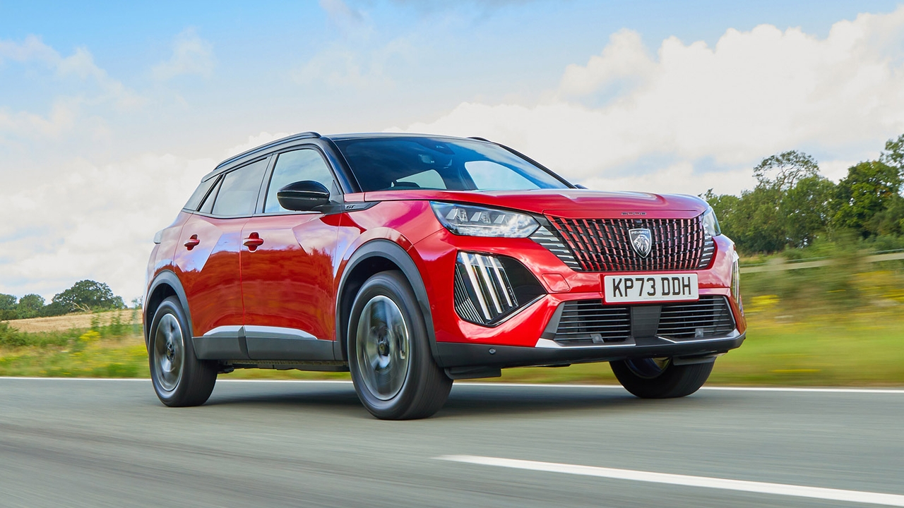 Peugeot 2008 in red