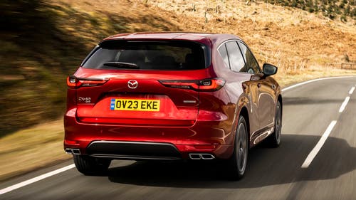 Mazda CX-60 review rear three quarter