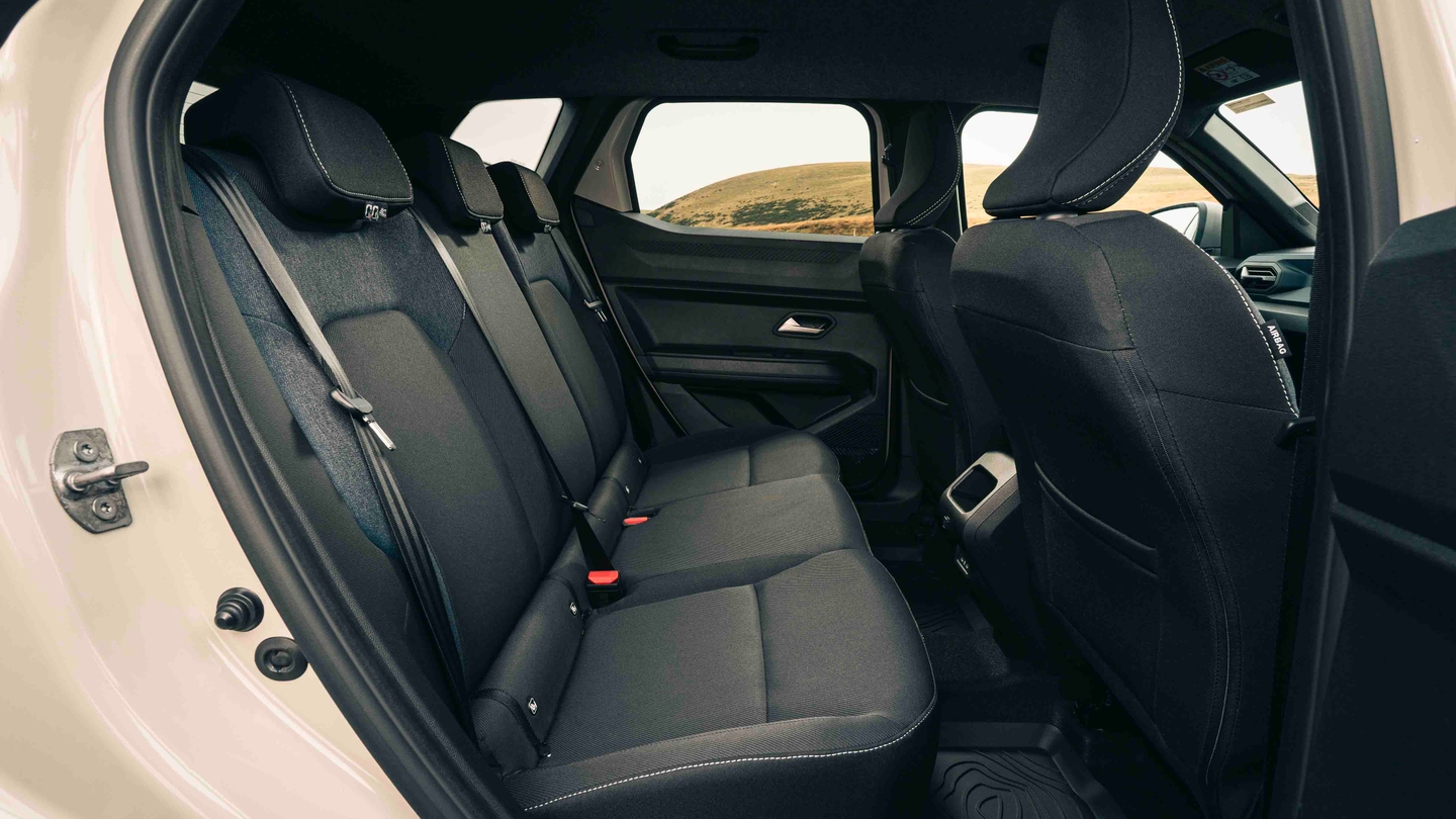 Dacia Duster rear seats