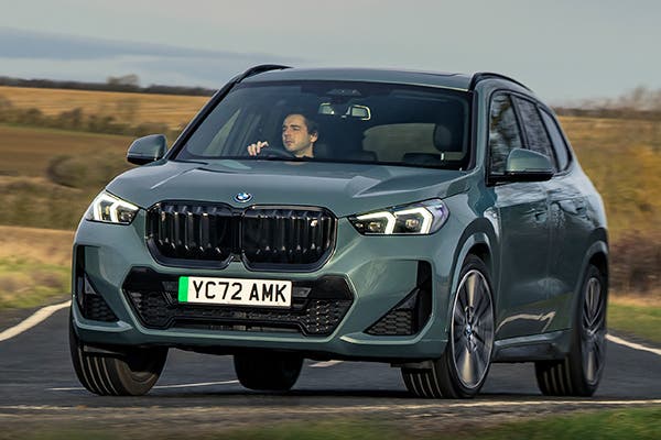 BMW iX1 shop image, front three quarter