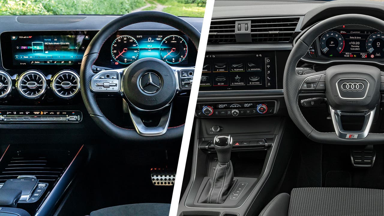 Mercedes GLA vs Audi Q3 interior