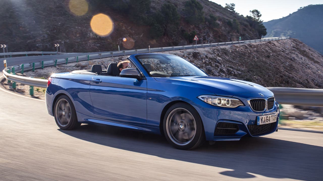 BMW 2 Series Convertible (M235i) in blue