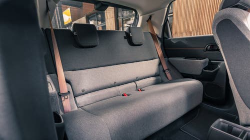 Honda e rear seats