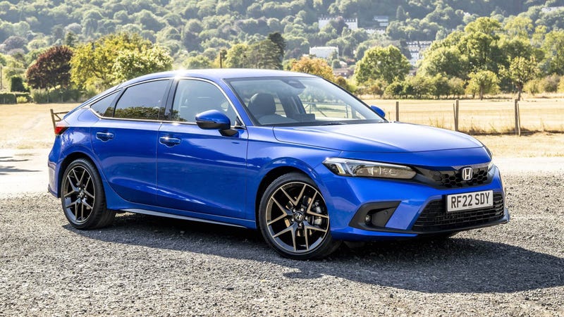 2022 Honda Civic in blue