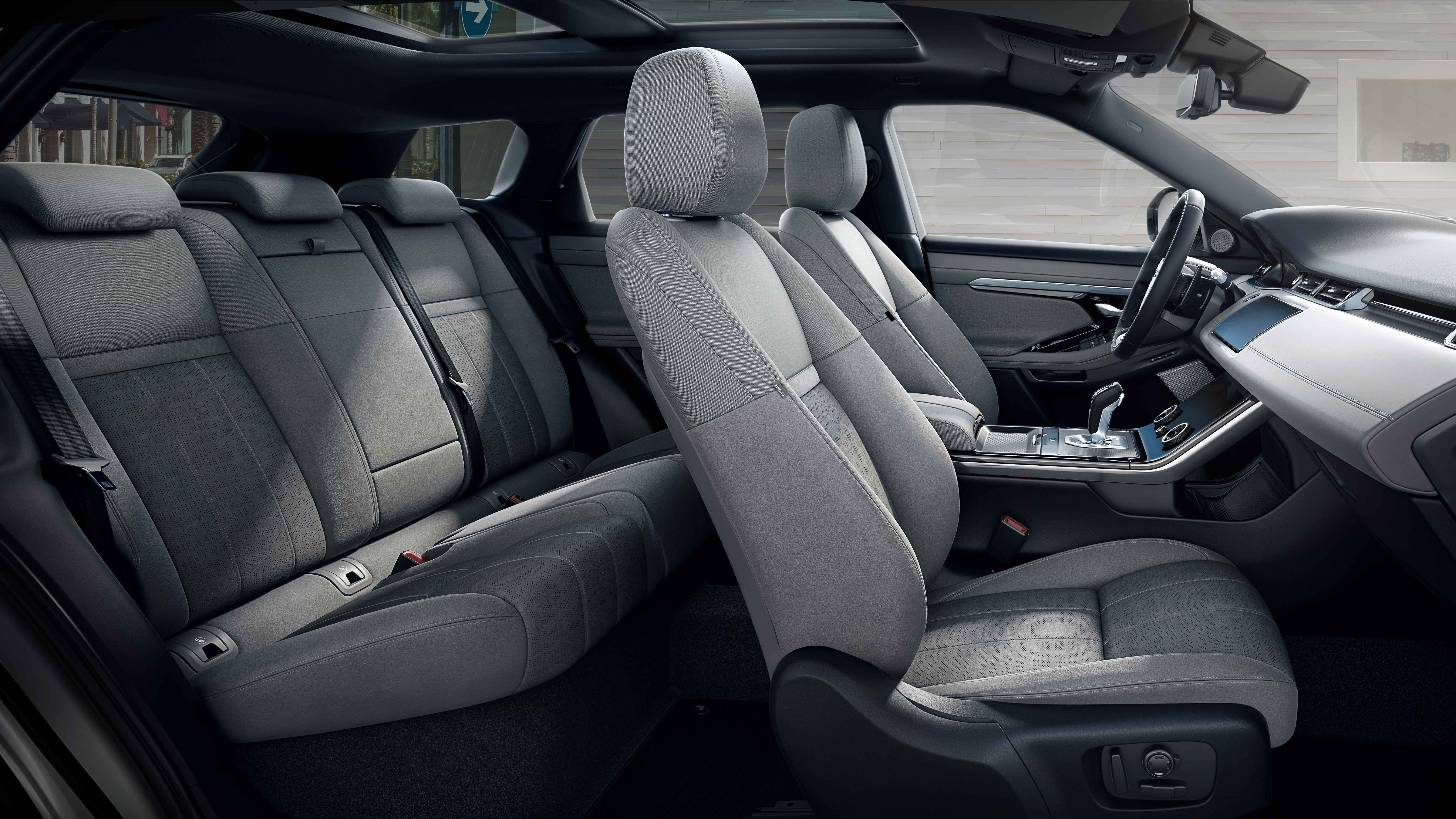 Range Rover Evoque seats side view