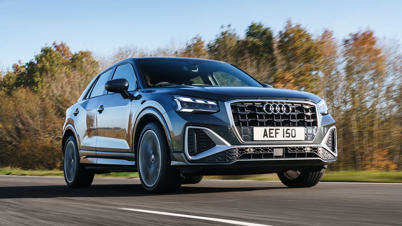 Audi Q2 in grey