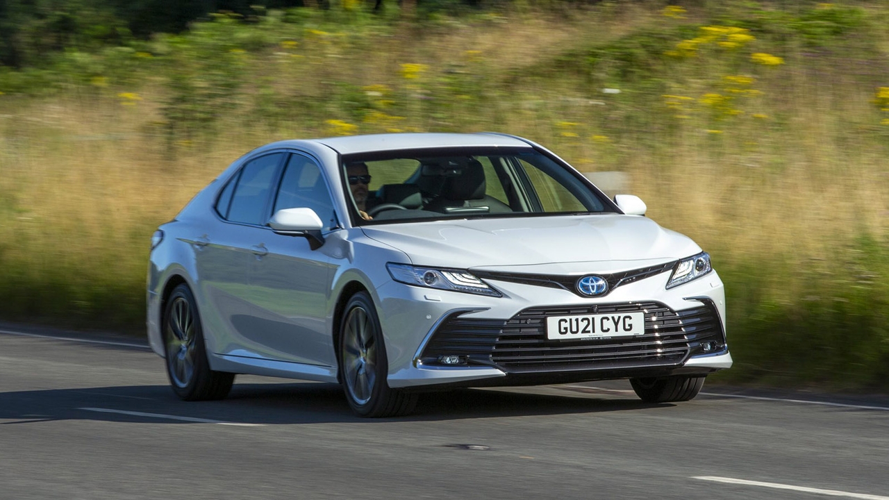 Toyota Camry in white